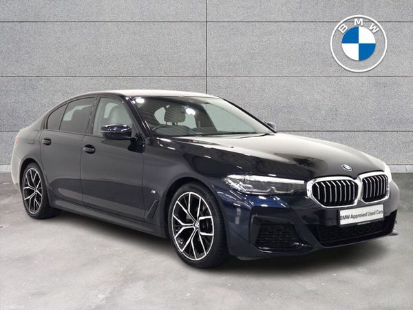 BMW 5-Series Saloon, Diesel, 2021, Black