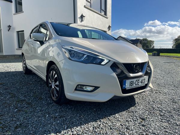 Nissan Micra Hatchback, Petrol, 2018, White