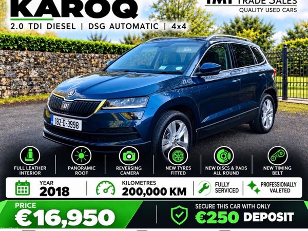Skoda Karoq Estate/Jeep, Diesel, 2018, Blue