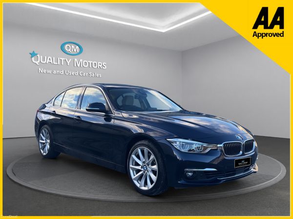 BMW 3-Series Saloon, Petrol Plug-in Hybrid, 2016, Blue