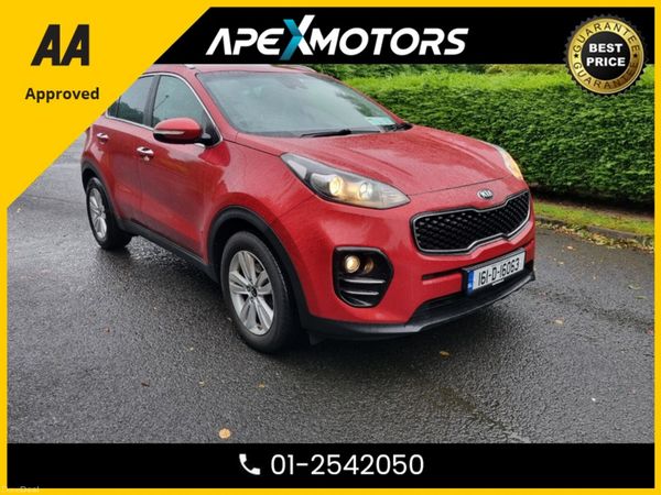 Kia Sportage SUV, Diesel, 2016, Red