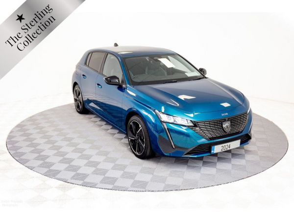 Peugeot 308 Hatchback, Electric, 2024, Blue