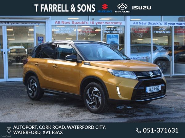 Suzuki Vitara SUV, Petrol Hybrid, 2026, Yellow