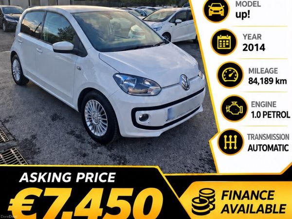 Volkswagen up! Hatchback, Petrol, 2014, White