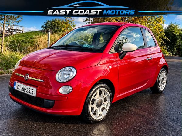 Fiat 500 Hatchback, Petrol, 2013, Red