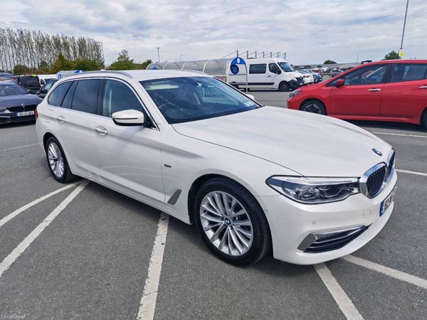 BMW 5-Series Estate, Diesel, 2018, White