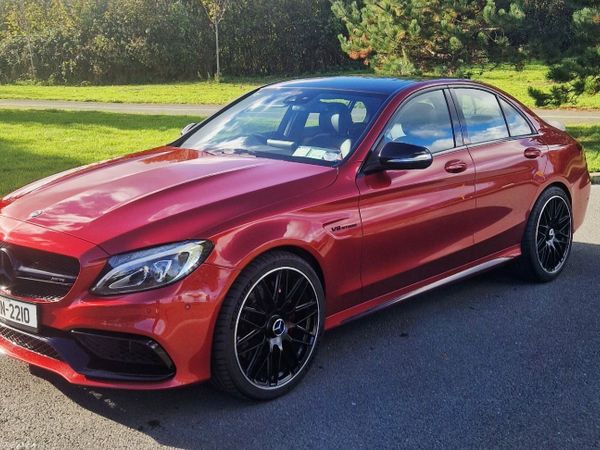 Mercedes-Benz C-Class Saloon, Petrol, 2015, Red