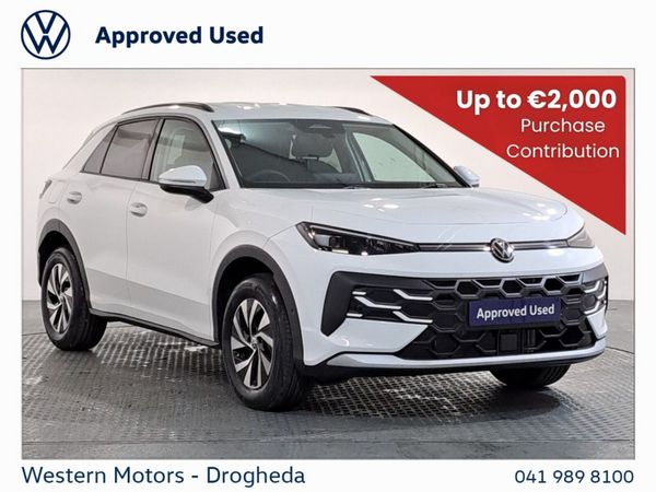 Volkswagen T-Roc SUV, Petrol, 2026, White