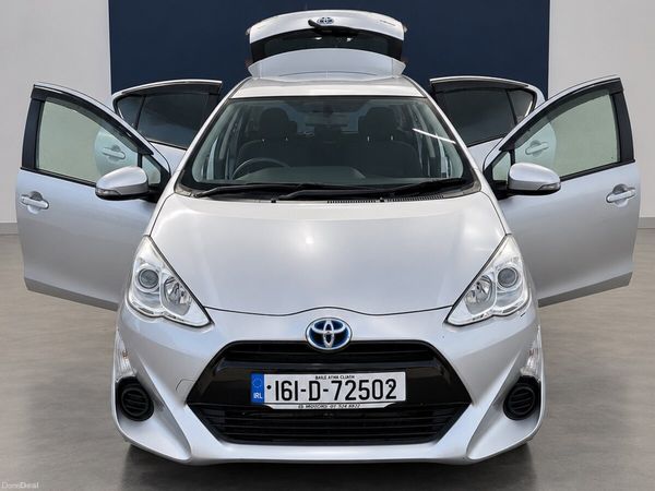 Toyota Aqua Hatchback, Petrol Hybrid, 2016, Silver