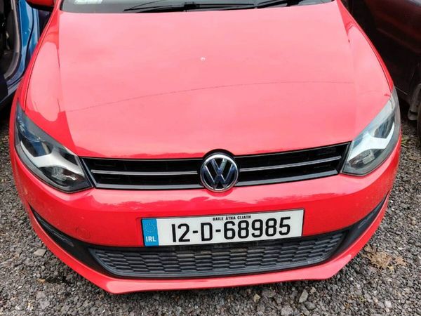 Volkswagen Polo Hatchback, Petrol, 2012, Red