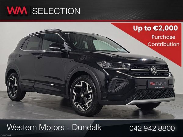 Volkswagen T-Cross Estate, Petrol, 2026, Black