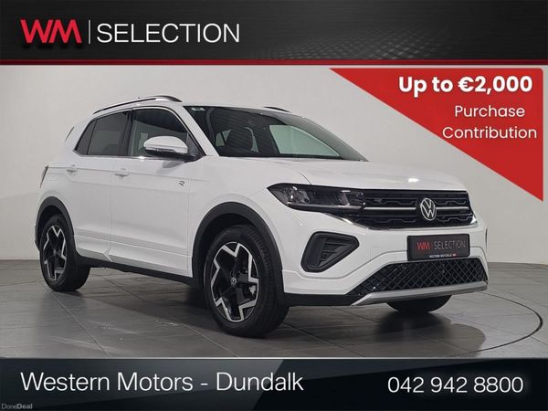Volkswagen T-Cross Estate, Petrol, 2026, White