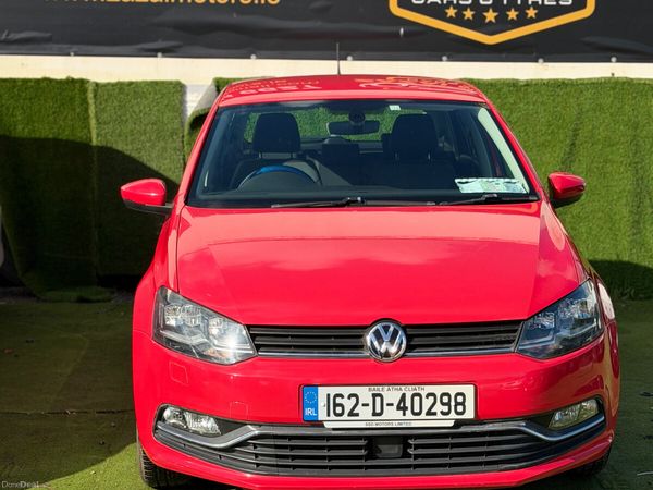 Volkswagen Polo Hatchback, Petrol, 2016, Red