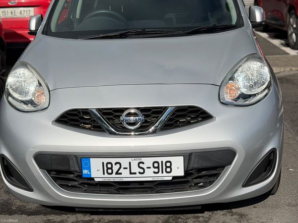 Nissan March Hatchback, Petrol, 2018, Silver