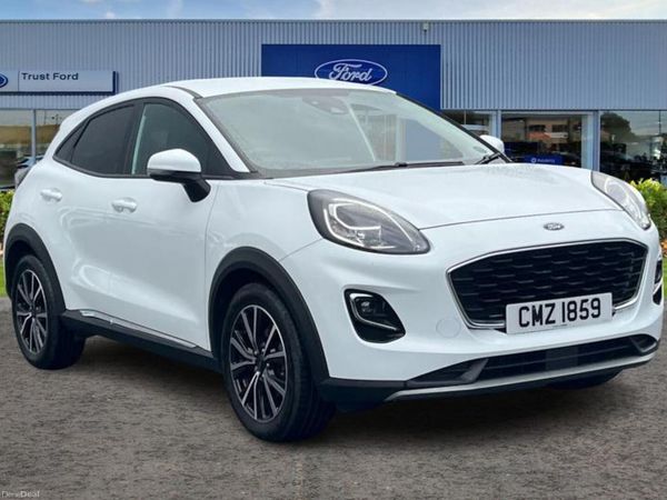 Ford Puma SUV, Petrol Hybrid, 2023, White