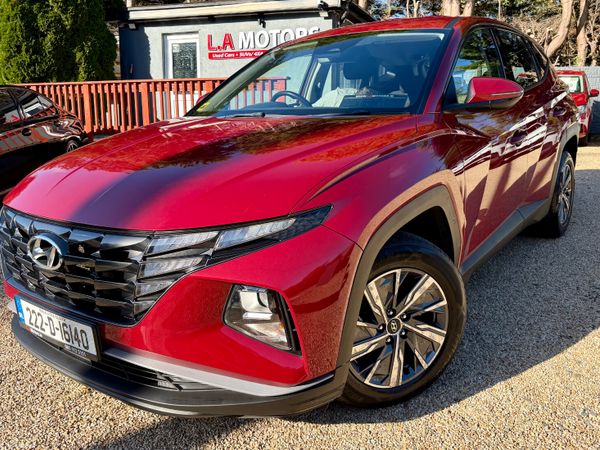 Hyundai Tucson SUV, Petrol Hybrid, 2022, Red