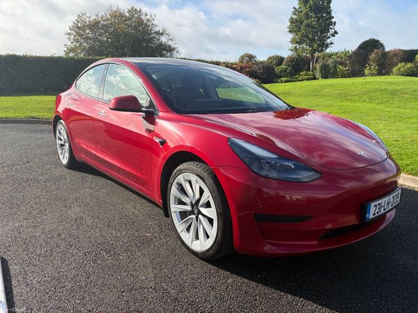 Tesla Model 3 Saloon, Electric, 2023, Red