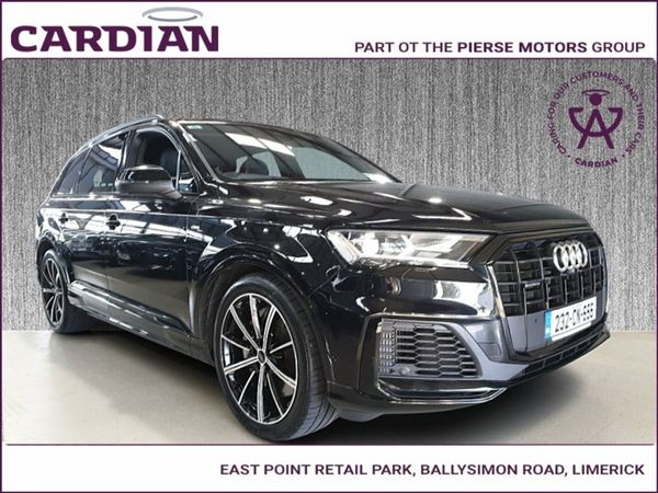 Audi Q7 SUV, Petrol Plug-in Hybrid, 2023, Black