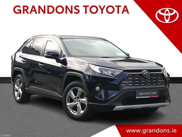 Toyota RAV4 SUV, Petrol Hybrid, 2021, Blue