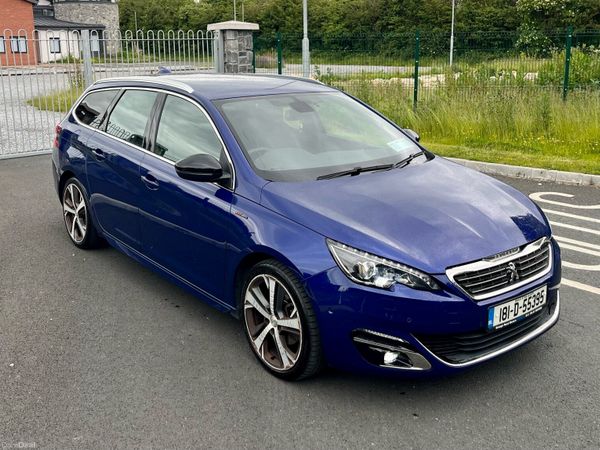 Peugeot 308 Estate, Petrol, 2018, Blue