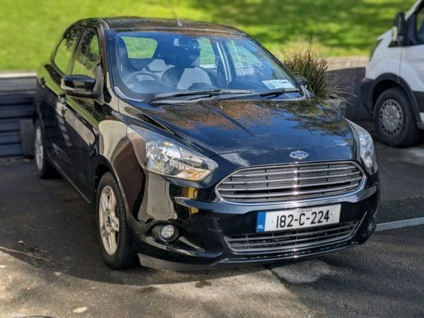 Ford KA Hatchback, Petrol, 2018, Black