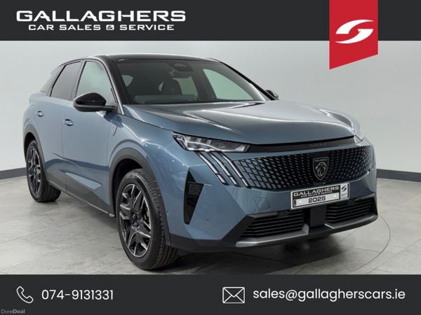 Peugeot 3008 MPV, Petrol Hybrid, 2025, Blue