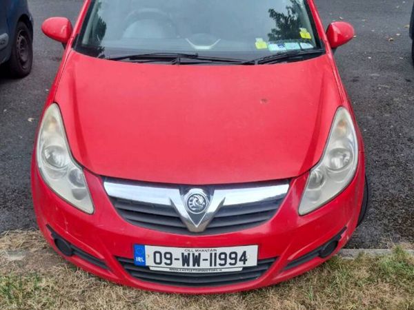 Vauxhall Corsa Hatchback, Diesel, 2009, Red