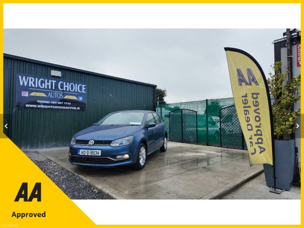 Volkswagen Polo Hatchback, Petrol, 2014, Blue