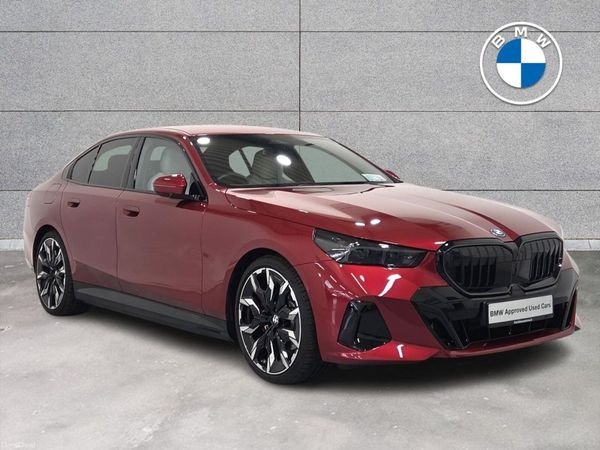 BMW 5-Series Saloon, Petrol Plug-in Hybrid, 2026, Red