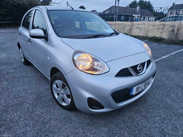 Nissan March Hatchback, Petrol, 2018, Silver