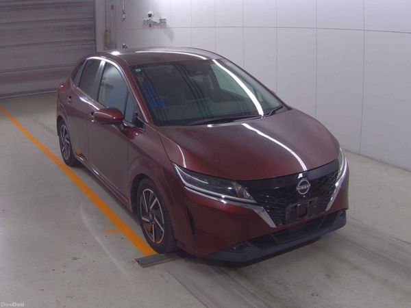 Nissan Note Hatchback, Petrol Hybrid, 2021, Red