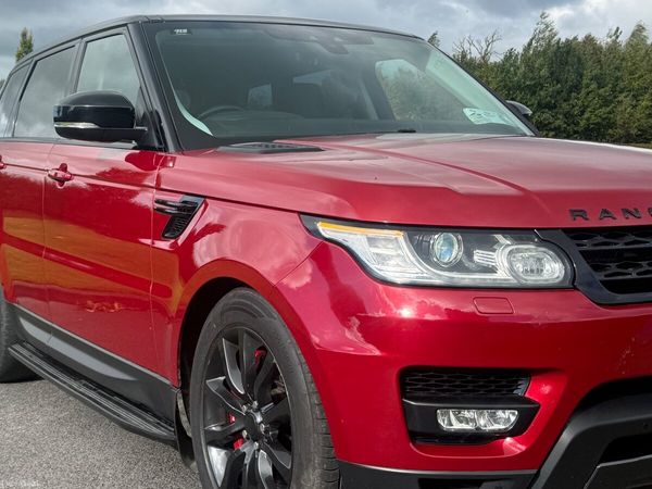 Land Rover Range Rover Sport SUV, Diesel, 2017, Red