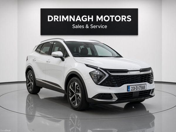 Kia Sportage SUV, Diesel Hybrid, 2023, White