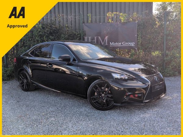 Lexus IS Saloon, Petrol Hybrid, 2015, Black