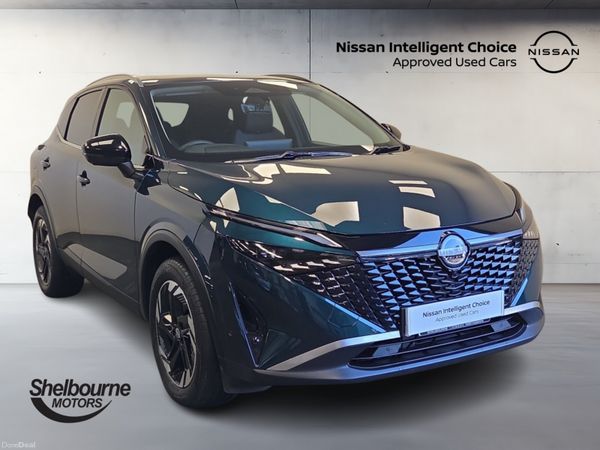 Nissan Qashqai Hatchback, Petrol Hybrid, 2025, Green