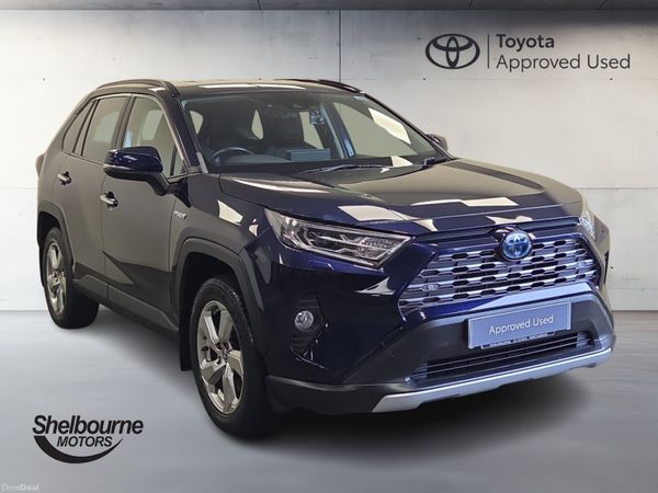 Toyota RAV4 SUV, Petrol Hybrid, 2019, Blue