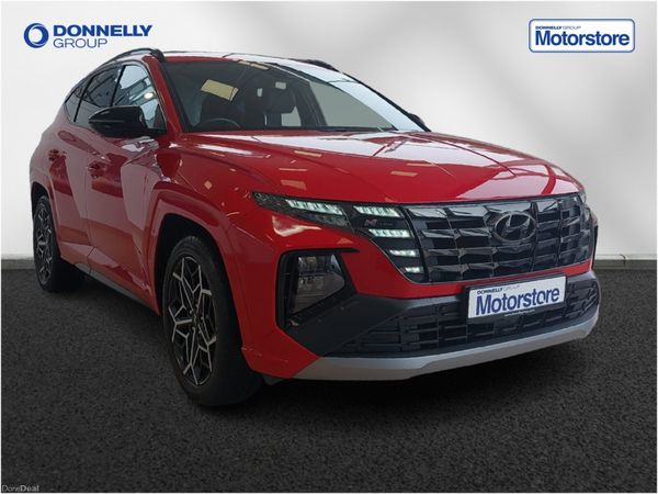 Hyundai Tucson SUV, Petrol Hybrid, 2022, Red