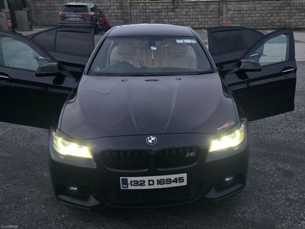 BMW 5-Series Saloon, Diesel, 2013, Black