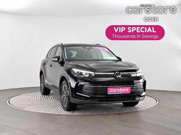Volkswagen Tiguan SUV, Petrol Hybrid, 2024, Black