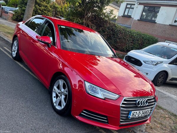 Audi A4 Saloon, Diesel, 2016, Red