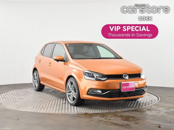 Volkswagen Polo Hatchback, Petrol, 2017, Orange