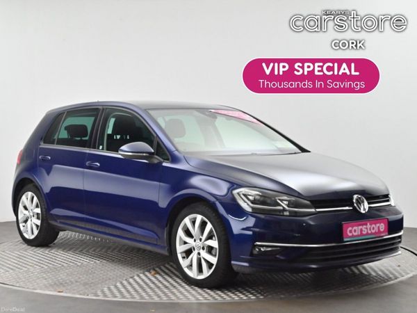 Volkswagen Golf Hatchback, Petrol, 2018, Blue