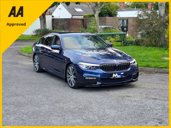 BMW 5-Series Saloon, Diesel, 2018, Blue