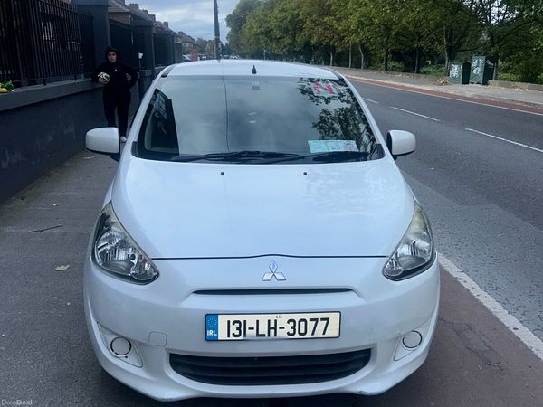 Mitsubishi Mirage Hatchback, Petrol, 2013, White