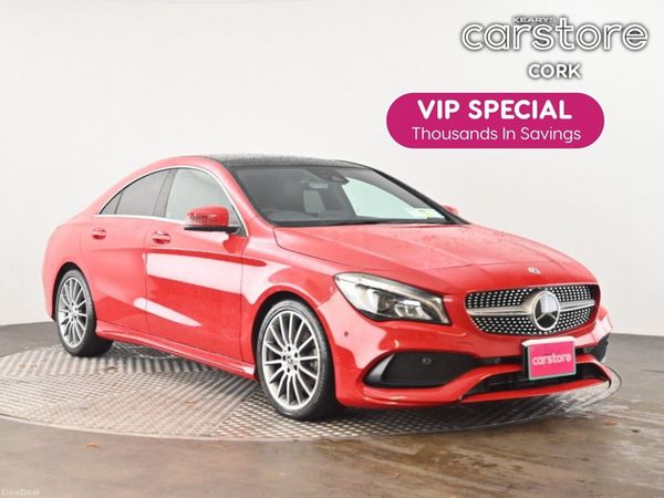 Mercedes-Benz CLA Saloon, Petrol, 2019, Red