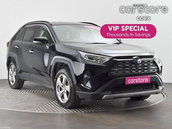 Toyota RAV4 SUV, Petrol Hybrid, 2021, Black
