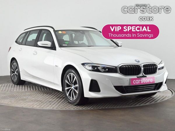 BMW 3-Series Estate, Petrol Plug-in Hybrid, 2023, White