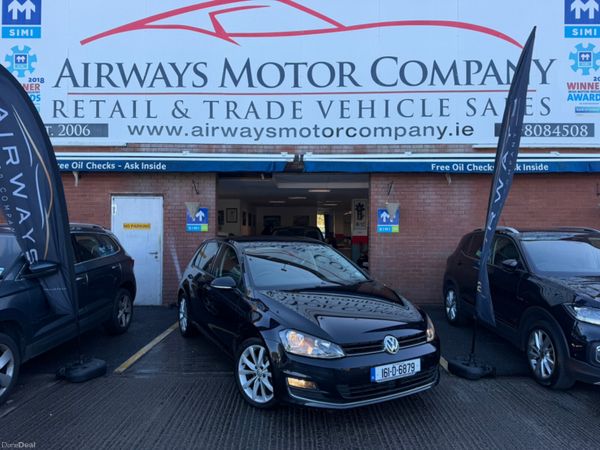 Volkswagen Golf Hatchback, Petrol, 2016, Black