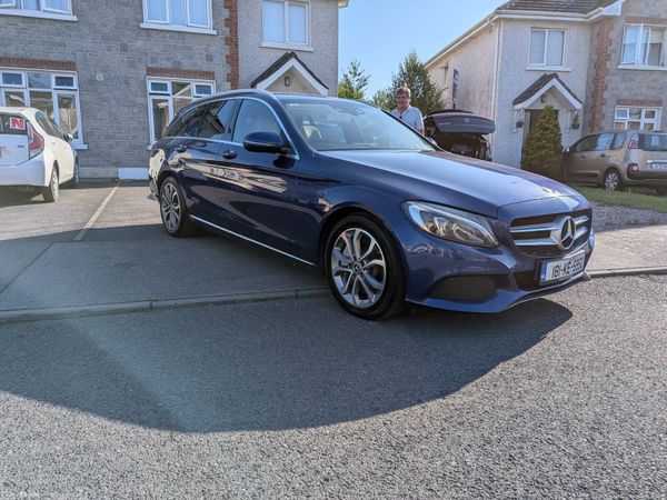 Mercedes-Benz C-Class Estate, Petrol Plug-in Hybrid, 2018, Blue