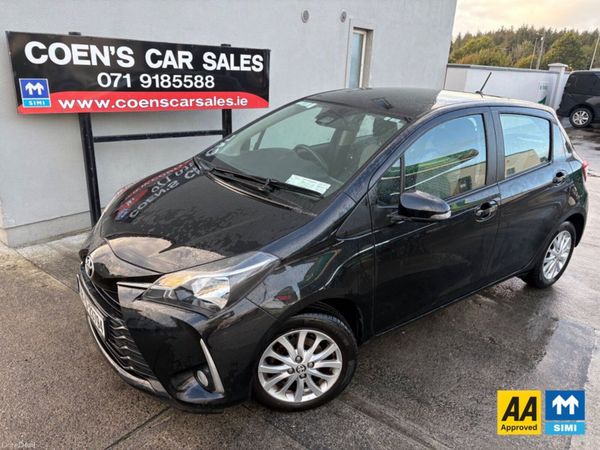 Toyota Yaris Hatchback, Petrol, 2018, Black
